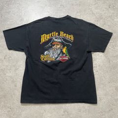 ハーレーダビッドソン 半袖Tシャツ ブラック XL【ST167】