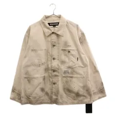 NEIGHBORHOOD (ネイバーフッド) 22AW WHITE COVERALL JACKET カバーオールデニム ジャケット ホワイト 222YTNH-JKM05のサムネイル