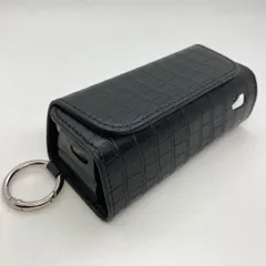 iqos イルマ アイコス イルマアイ i 用 ケース カバー レザー 黒 クロコ 型押し iQOSイルマケース iQOSイルマカバー アイコスイルマケース アクセサリー