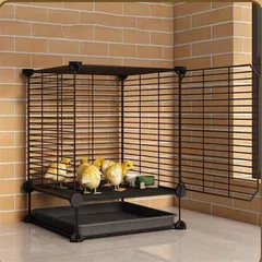 鶏用ケージ 大型 鶏かご 鶏小屋 家庭用 飼育ケージ 家禽用ケージ 鶏舎 通気性 組み立て簡単 DIYの折りたたみ式 鶏用ケージ 39*39*47cmのサムネイル
