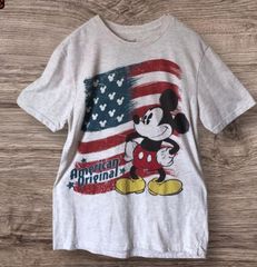 ディズニー ミッキーTシャツ★アメリカン柄／USA風／ユニセックス