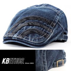ハンチング 帽子 ケービーエトス ブルーデニム 正規品 KBM-204-BDEN