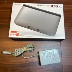 ニンテンドー3DSLL 本体 シルバー×ブラック ほぼ新品 3909