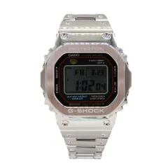 【中古】CASIO カシオ G-SHOCK Gーショック ソーラー 電波 SS GMW-B5000D-1CJF 3539 タフソーラー フルメタル デジタル 腕時計 20気圧 モバイルリンク Bluetooth A2503674【無料ギフトラッピング承ります】