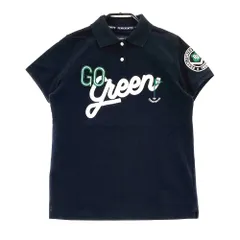 サイズ：1 PEARLY GATES パーリーゲイツ  半袖ポロシャツ ワッペン  ネイビー系 [240101248152]# ゴルフウェア レディース ストスト