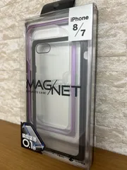 iPhone8・7用 マグネットアルミバンパー BMABC1815PUBK ブラック