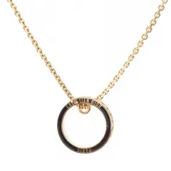 ディオール GP ナイトコード ネックレス アクセサリー ゴールド×ブラック【中古】