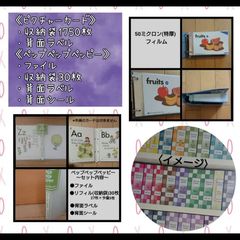ペッピーキッズクラブ ピクチャーカード収納袋&ラベル&ファイル