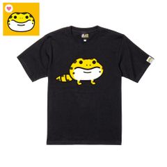 かおぴり　半そでＴシャツ（黒）