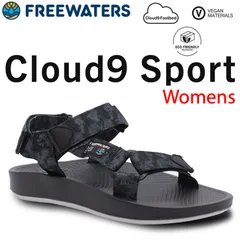 【送料無料】ストラップサンダル freewaters フリーウォータース Cloud9 Sport WMS (Womens) WO-089-BKTYのサムネイル