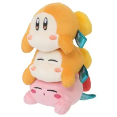 星のカービィ ぬいぐるみ あきれかえるほど…積むぬいぐるみ 3体セット B カービィ play with ワドルディ 三英貿易 プレゼント ミニサイズ キャラクター グッズ 
