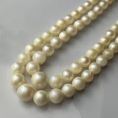 2連 本真珠 ネックレス