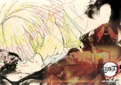 【中古】食器その他(キャラクター) 我妻善逸(眠り) 紙製ランチョンマット 「鬼滅の刃×ufotable cafe 第4期」 フード＆デザート注文特典