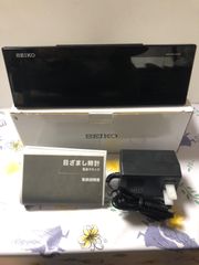 SEIKO デジタル時計 BC406K 目覚まし時計 電波クロック【中古品】