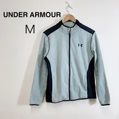 UNDER ARMOUR フリース フルジップ トレーニングウェア スポーツウェア 防寒 蓄熱効果 吸汗速乾性 長袖 グレー M