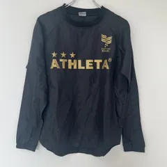 【ATHLETA】アスレタ　ブラック系　S　ナイロンジャケット　ピステ　スポーツウェア　ウィンドブレーカー　トップス