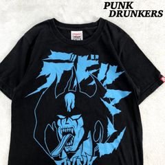 PUNK DRUNKERS × DEVILMAN プリントTシャツ デビルマン 半袖カットソー ショートスリーブ ブラック 黒 パンクドランカーズ