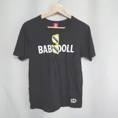 ◇ ⊂ BABYDOLL ベビードール 半袖 Tシャツ サイズM ブラック レディース E  【1409240011415】