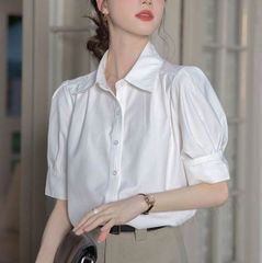 長袖Tシャツ 春秋 レディース ブラウス プチハイネック トップス