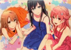 [중고] 포스터 (애니메이션) A3 클리어 포스터 유키노 & 유이 & 이로하 [PS Vita 소프트 역시 게임에서도 내 청춘 러브 쌀은 틀린다. 계속] 아마존 구입 특전