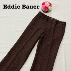 Eddie Bauer エディーバウアー　 レディース　パンツ　ブラウン　フリーサイズ　ウール　茶色