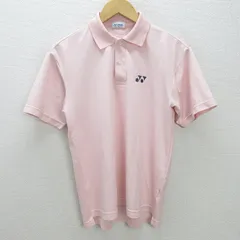 G■ヨネックス/YONEX 半袖ポロシャツ/スポーツウェア【M】ピンク/men's/103【中古】■