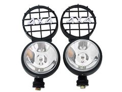 【人気商品】HT-27CL クリア 2個セット ハロゲン 四駆車 4WD 55W H3 12V ドライビングライト フォグライト 【WNJAPAN】４×４