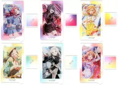 【中古】アクリルスタンド・アクリルパネル 全6種セット スタンド付きアートアクリルプレートvol.2 「学園アイドルマスター」