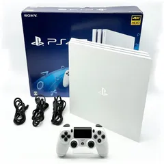 海外花系 ⭐️美品⭐️PlayStation4Pro CUH-7100BB02 WH おまけ付