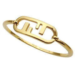 フェンディ FENDI バングル レディース ブランド オーロック GP ゴールド シンプル 上品 かわいい おしゃれ 【中古】