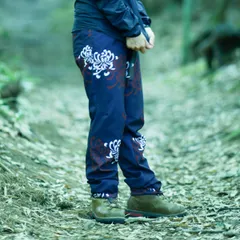infinity peaks Monpe Climber 彼岸花　◆登山用機能性素材を使用したクライミング/登山/ファッション用ボトム Japanese tradition kimono design outdoor pants