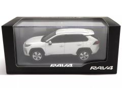 トヨタ RAV4 カラーサンプル ミニカー ホワイトパール 1/30 - メルカリ
