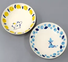 【中古】皿・ボウル ムーミン＆スナフキン パスタカレー皿2枚セット 「ムーミン」