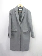 ◇ ⊇ GLOBAL WORK グローバルワーク 長袖 チェスターコート サイズL グレー レディース E  【1506190010779】