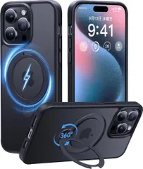 CASEKOO iPhone 14 Pro用 米軍MIL規格 耐衝撃 ブラック