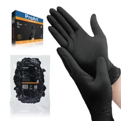 【特価】【当日発送】ニトリル手袋 黒 厚手【100枚/パック×1パック】真空包装詰め替え用 ゴム手袋使い捨て S/M/L/XL 厚さ0.15mm食品衛生法適合 防災グッズ5年長期保存が可能 適格請求書発行可 全国送料無料