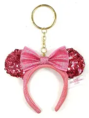 【中古】雑貨 ミニーマウス(ピンクカチューシャ) キーホルダー 「ディズニー」 東京ディズニーリゾート限定