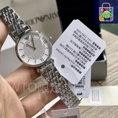 【今日特価】Armani アルマーニ 満天の星シリーズ スワロフスキークリスタルを使用したクォーツ腕時計-WTO輸入2