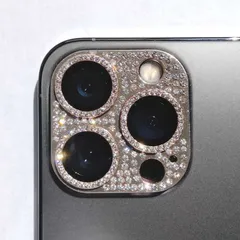 【 新品 未開封 】 アクロス iPhone 14Pro/14ProMax ラインストーン カメラカバーガラスローズゴールド ACC22-R14PRG 未使用 送料無料