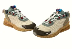 ナイキ NIKE 19年製 × TRAVIS SCOTT トラヴィス スコット AIR MAX 270 REACT LIGHT エア マックス リアクト CT2864-200 メンズ靴 スニーカー ベージュ 27cm 104-shoes280