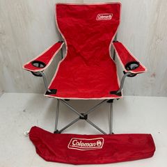Coleman アウトドアチェア 赤 収納ケース付き コールマン 2脚セット