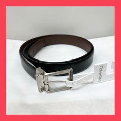 未使用【Calvin Klein】ベルト リバーシブル メンズ ブラック ブラウン