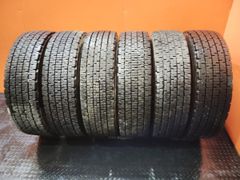札幌発引取OK DL SP002 245/80R17.5 133/131J 17.5インチ トラックタイヤ スタッドレス 6本 20～23年 バリ 4t 増トン レンジャー等(KTS162)
