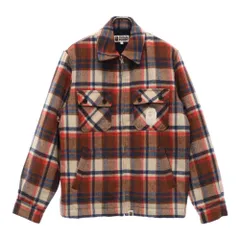 A BATHING APE (アベイシングエイプ) Wool Jacket ウールジャケット チェックシャツ レッド/ブルー/ブラウン 001LJH801001Mのサムネイル