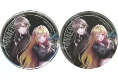 【中古】グッズセット 叶＆星川サラ(かなえぼし) 缶バッジ＆ステッカーセット 「くじスクエア バーチャルYouTuber にじさんじ」 E賞