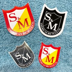 S&M Shield Sticker 1PC