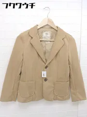 ◇ ROPE PICNIC ロペピクニック シングル 2B 長袖 テーラード ジャケット サイズ38 ベージュ レディース 【1103260006184】