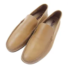 JIL SANDER ジルサンダー その他靴 イタリア製 レザー ローファー ベージュ系 5【中古】のサムネイル