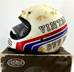 Premier 555 プレミア　フルフェイス　ビンテージヘルメット PREMIER】アメリカンビンテージヘルメット 「プレミア」という