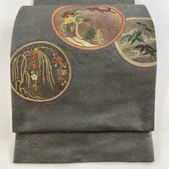 【新品未使用美品❣️】さがら刺繍　六通　正絹袋帯 楽天市場】六通柄 袋帯の通販